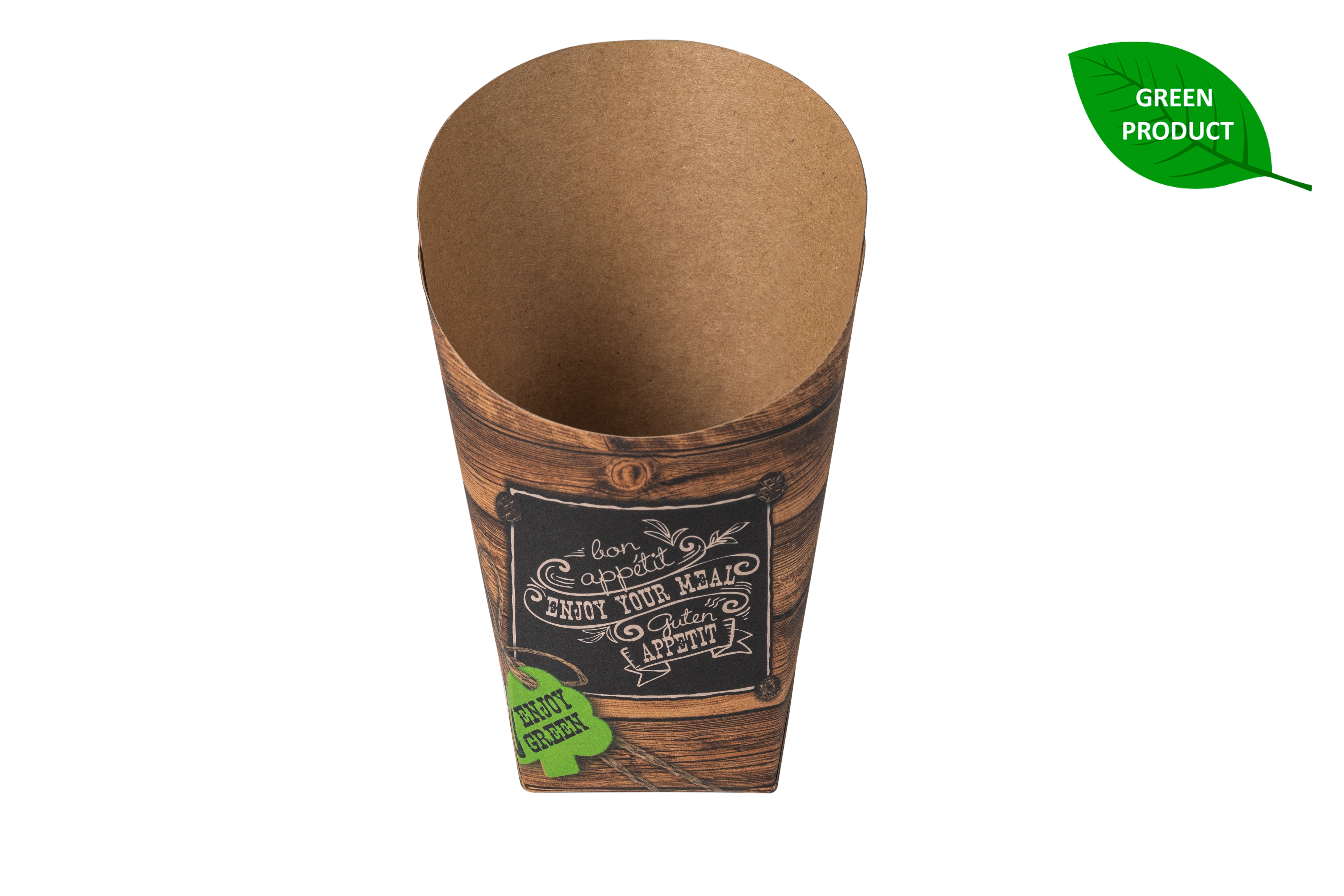 Wrap Cup "Enjoy Green", 4,7 x 7,6 x 12,6 cm, 1000 Stk/Ktn